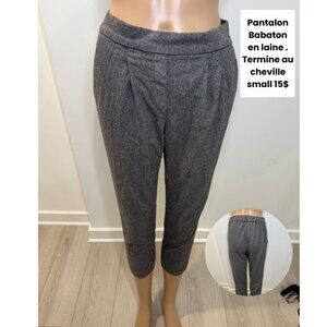 Babaton Wool Ankle Pants